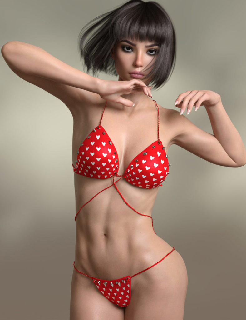 Fashion Heavy Sensual Bikini G8_DAZ3D下载站