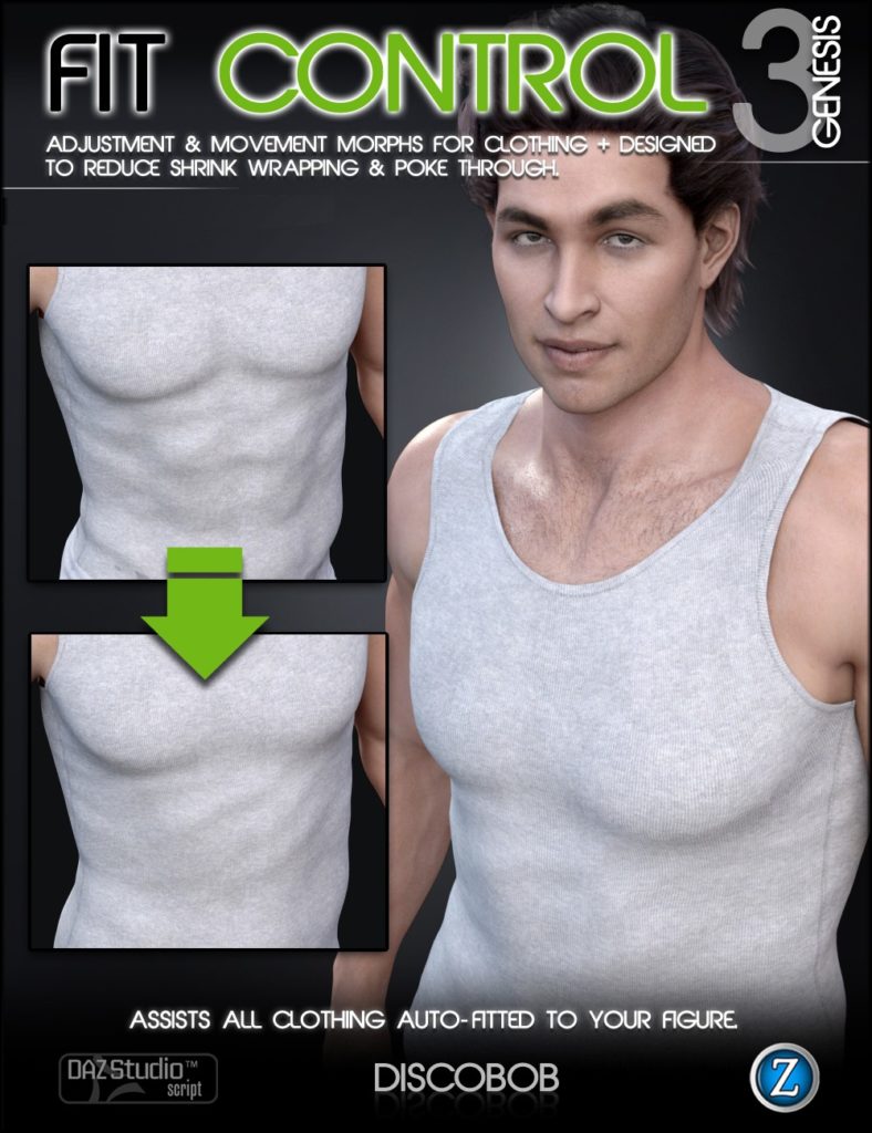 Fit Control for Genesis 3 Male(s)_DAZ3D下载站