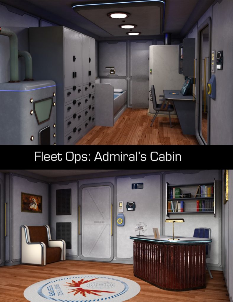 Fleet Ops: Admiral’s Cabin_DAZ3D下载站