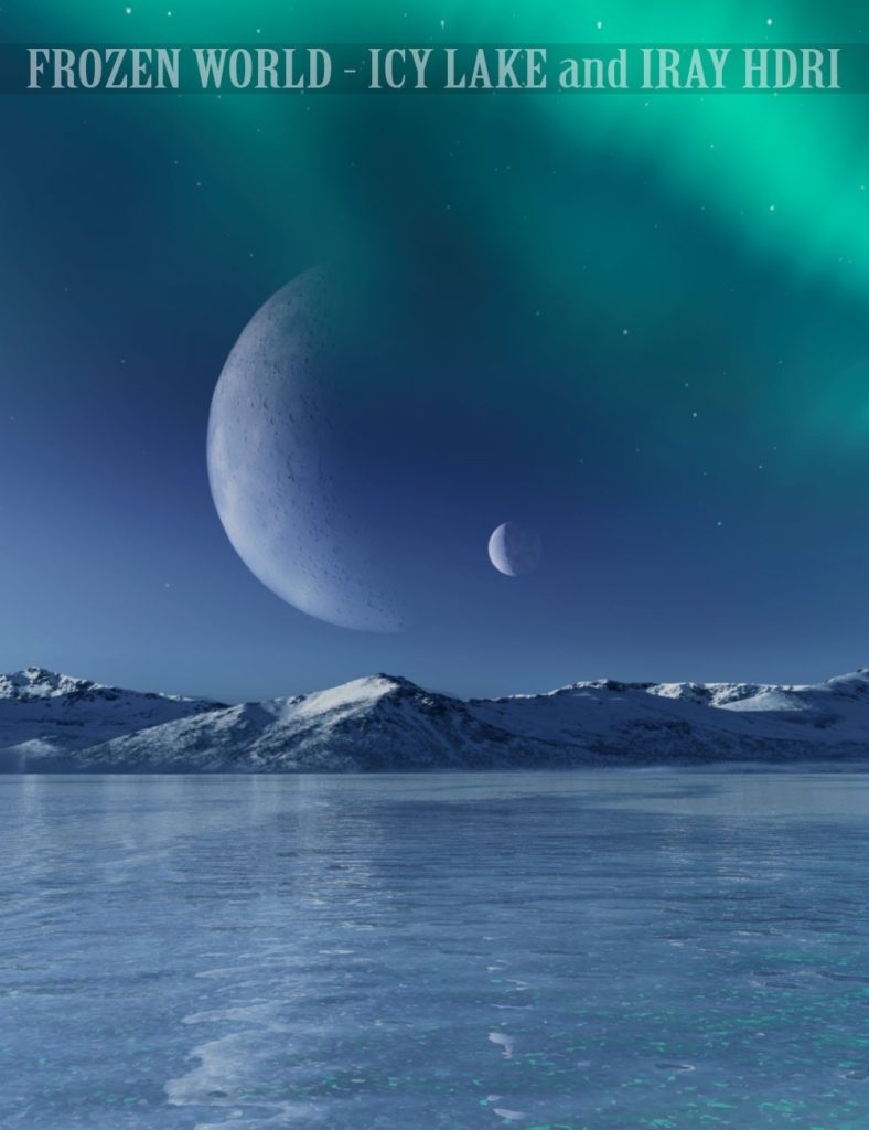 Frozen World – Icy Lake and Iray HDRI_DAZ3D下载站