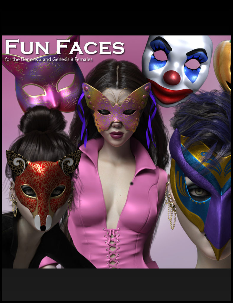 Fun Faces_DAZ3D下载站