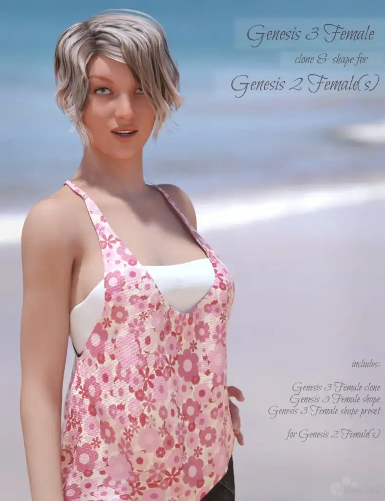 Genesis 3 Female for Genesis 2 Female(s)_DAZ3DDL