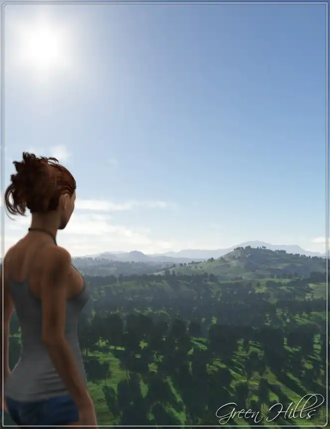 Green Hills Skydome and HDRI_DAZ3DDL