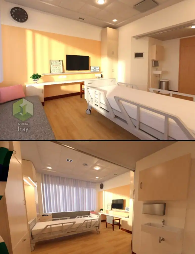 Hospital Bedroom_DAZ3DDL