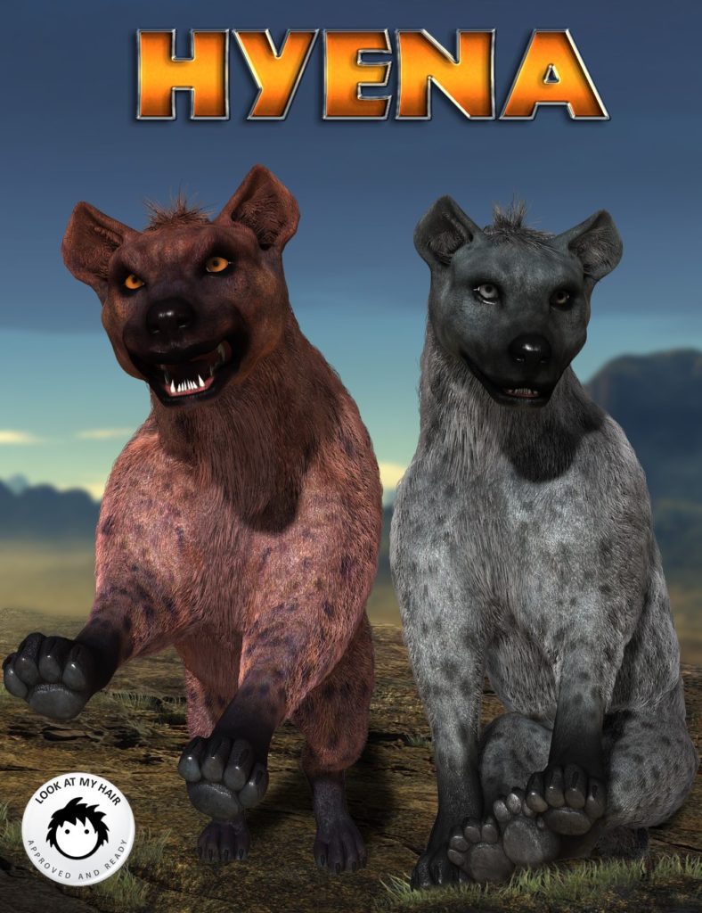 Hyena for DAZ Big Cat 2_DAZ3D下载站