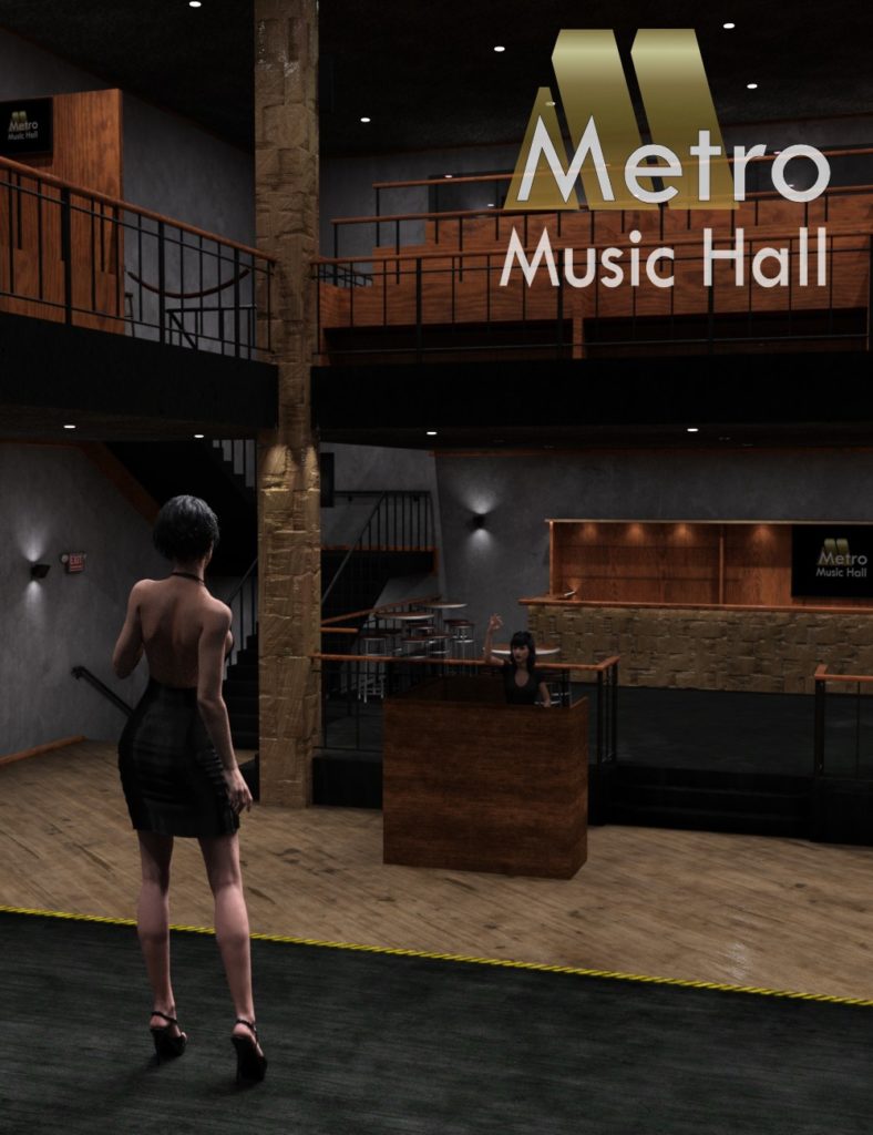 IDG Metro Music Hall_DAZ3D下载站