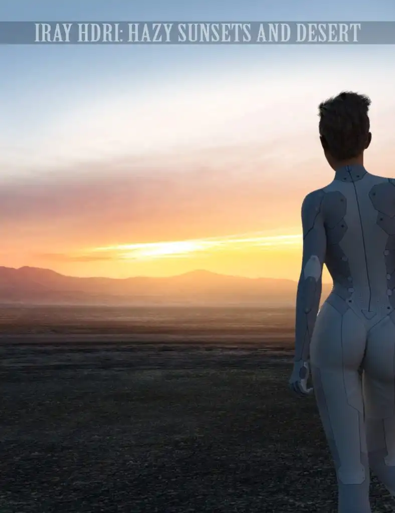 Iray HDRI Hazy Sunsets and Desert_DAZ3DDL