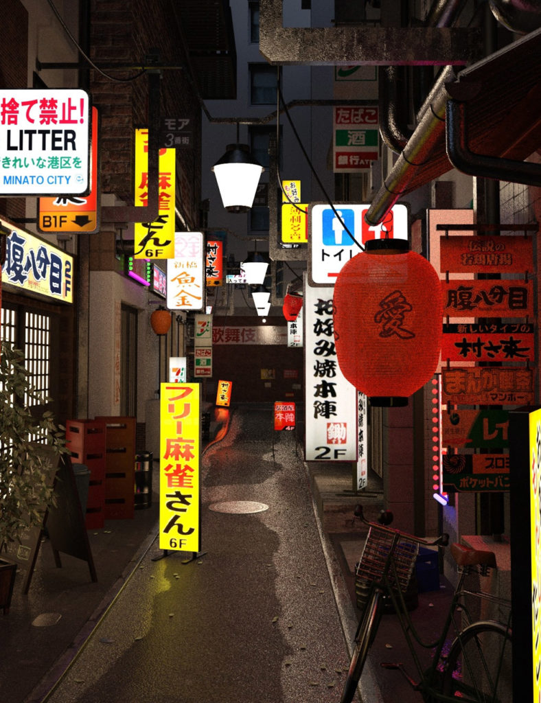 Japanese Alley_DAZ3D下载站