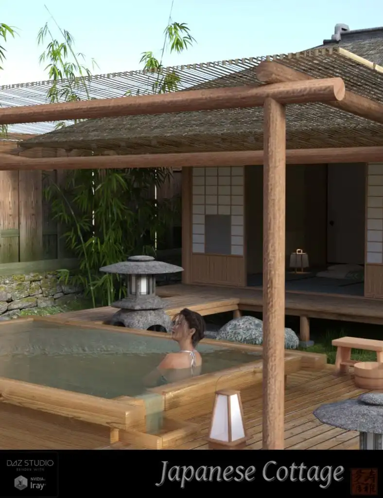 Japanese Cottage_DAZ3D下载站