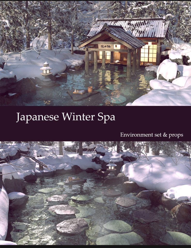 Japanese Winter Spa_DAZ3D下载站
