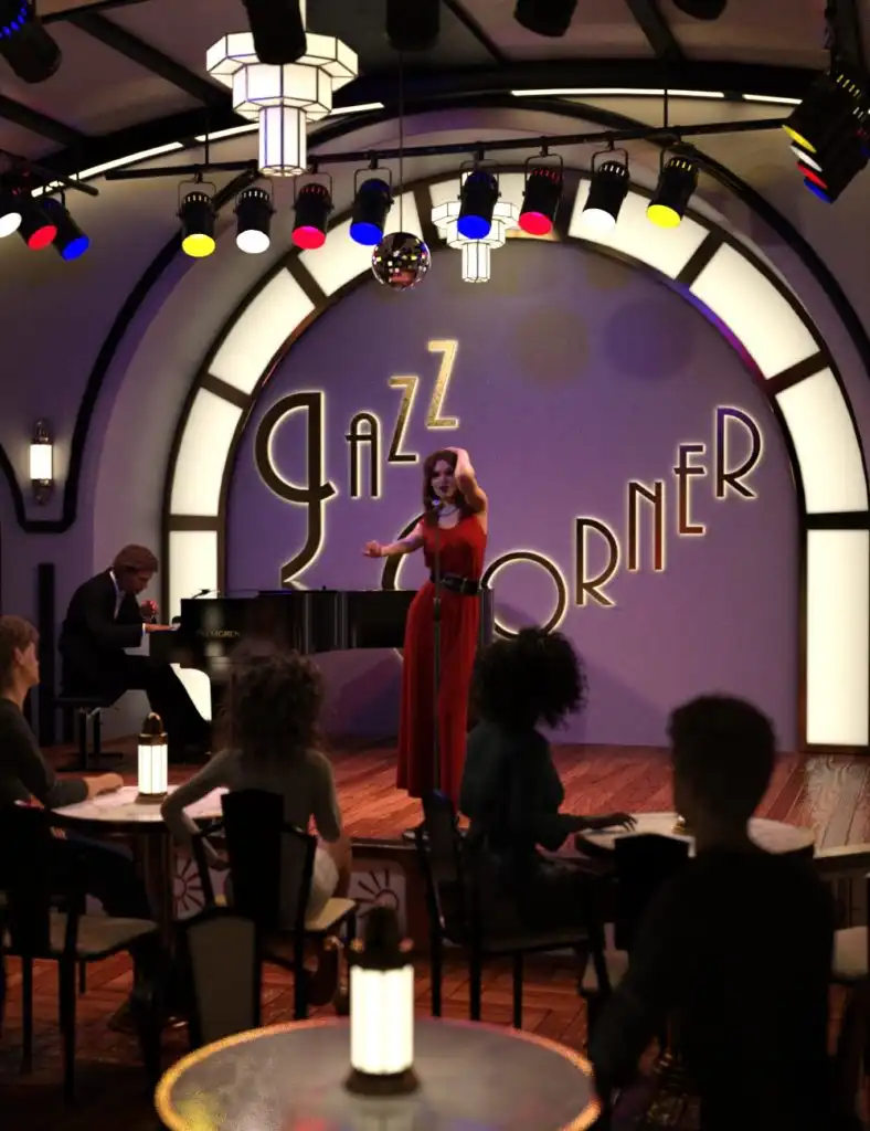 Jazz Corner_DAZ3D下载站