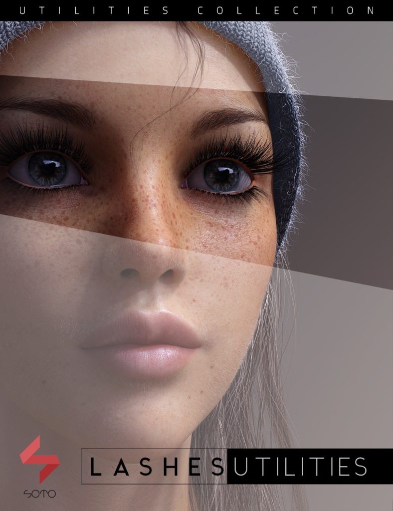 Lashes Utilities for Genesis 2, 3 and 8_DAZ3D下载站