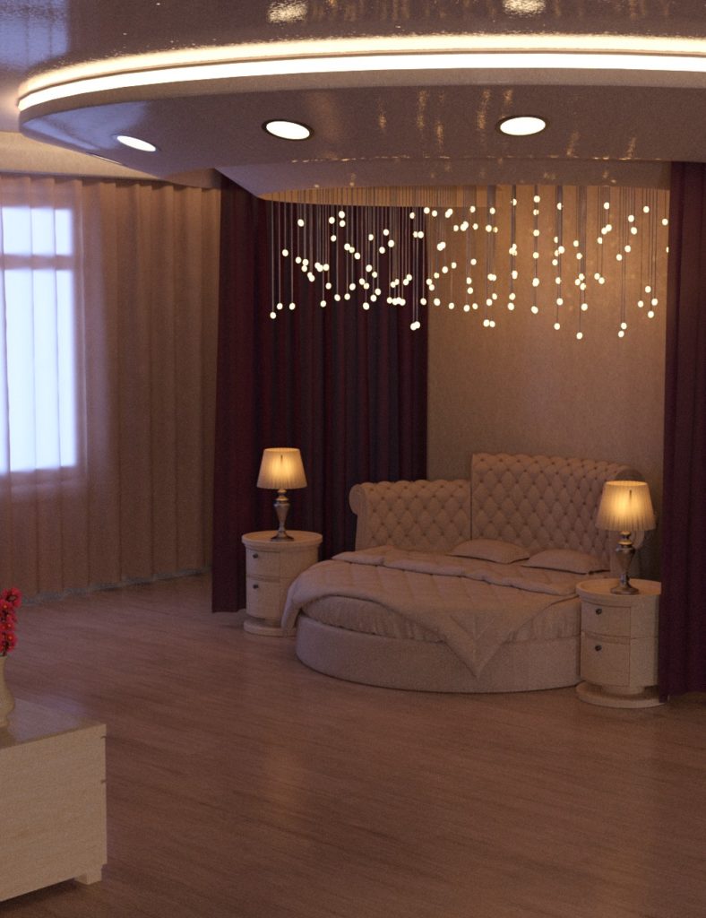 Lavish Bedroom_DAZ3D下载站