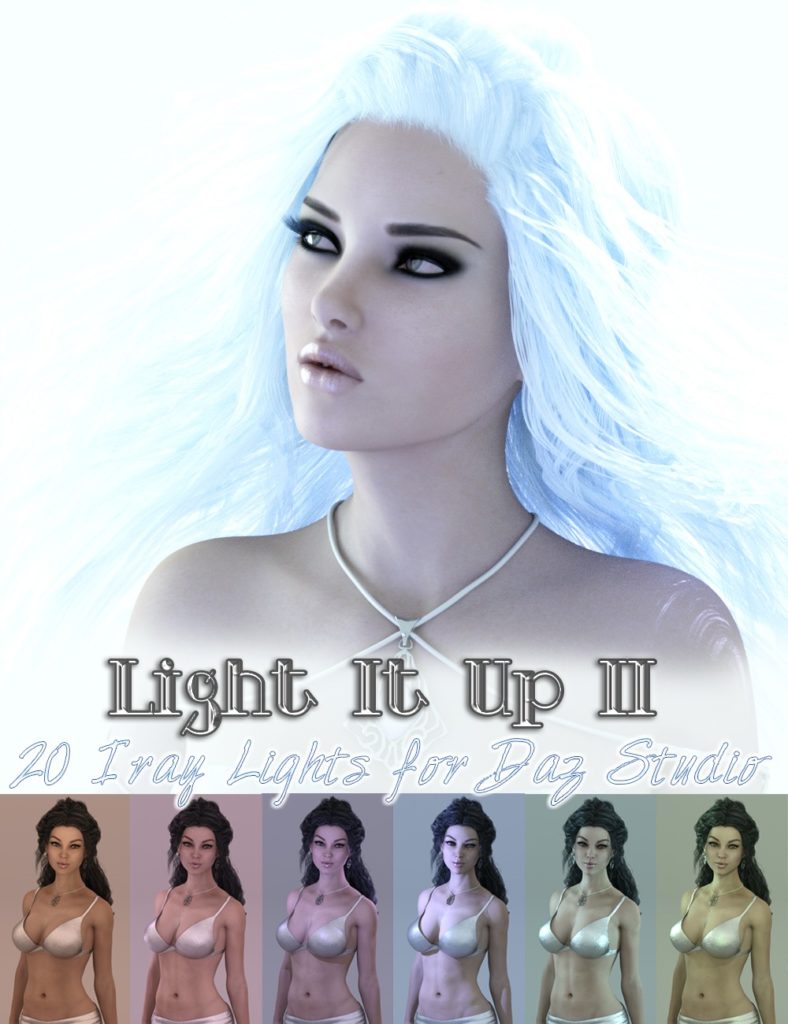Light It Up Iray Lights II_DAZ3D下载站