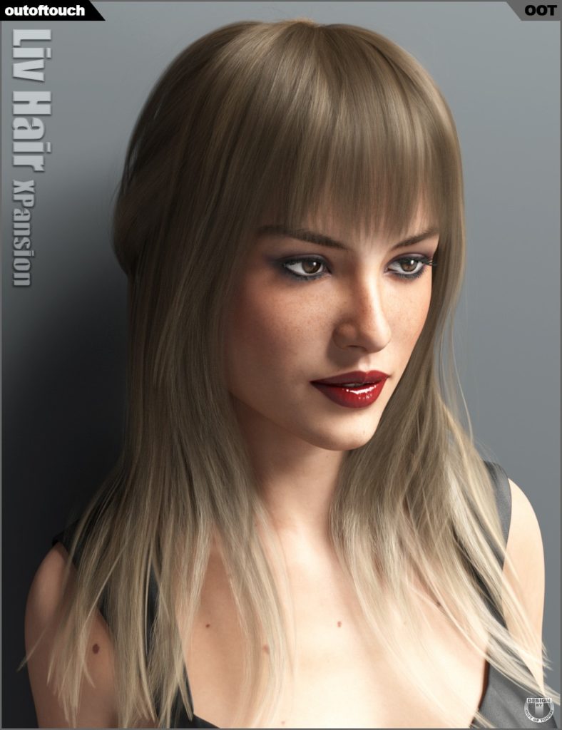 Liv Hair and OOT Hairblending 2.0 Texture XPansion_DAZ3D下载站