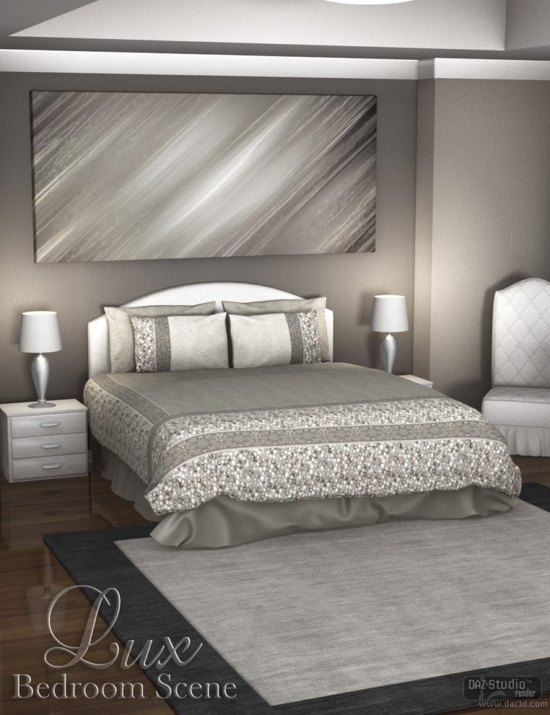 Luxury Bedroom Scene_DAZ3DDL