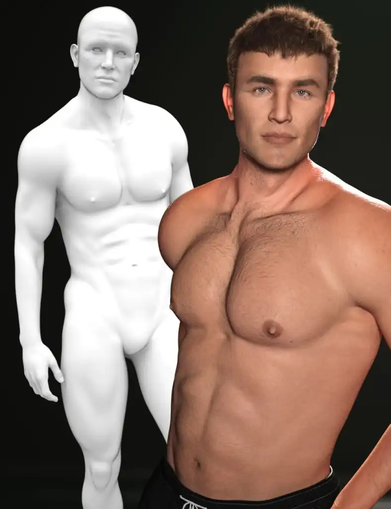 M3D Dalton HD for Genesis 8 Male_DAZ3D下载站