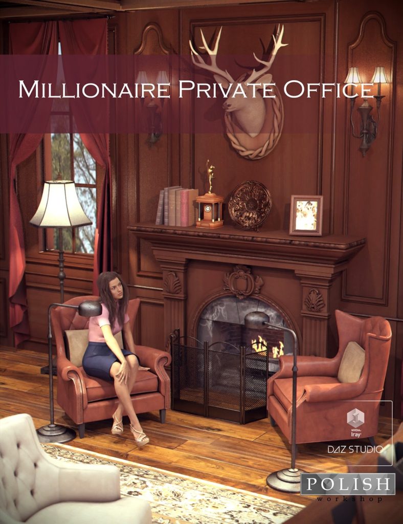 Millionaire Private Office_DAZ3D下载站