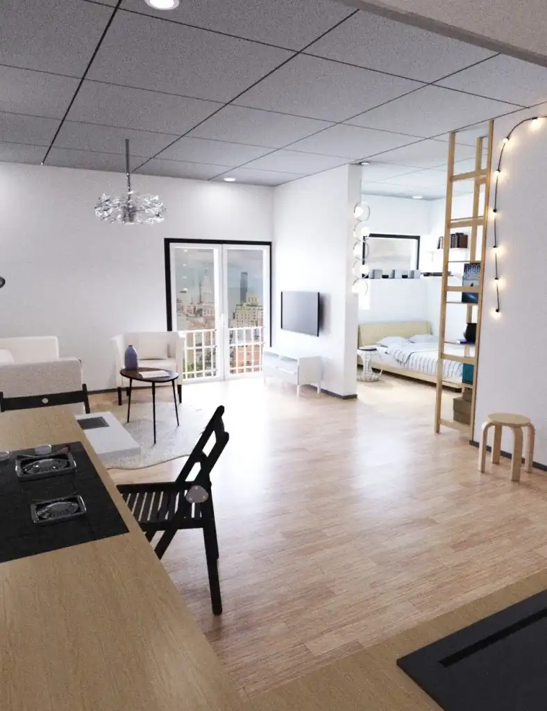 Mini Apartment_DAZ3D下载站