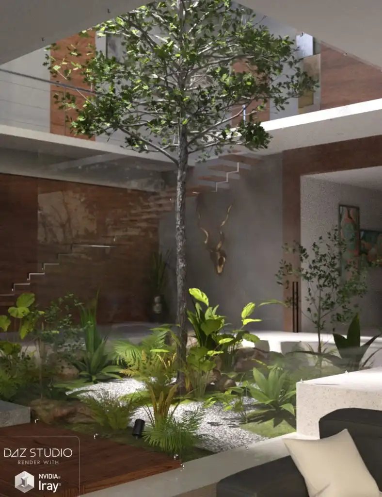 Modern Atrium_DAZ3D下载站