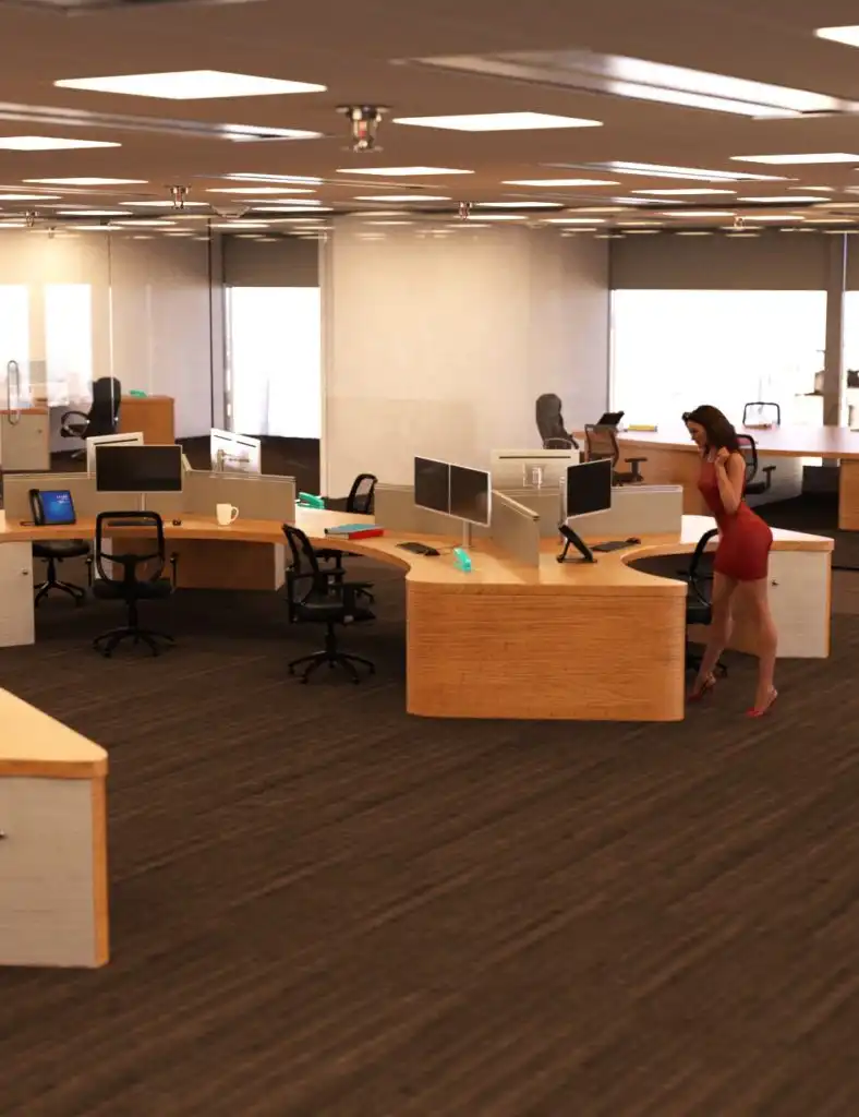 Modern Office Space_DAZ3DDL