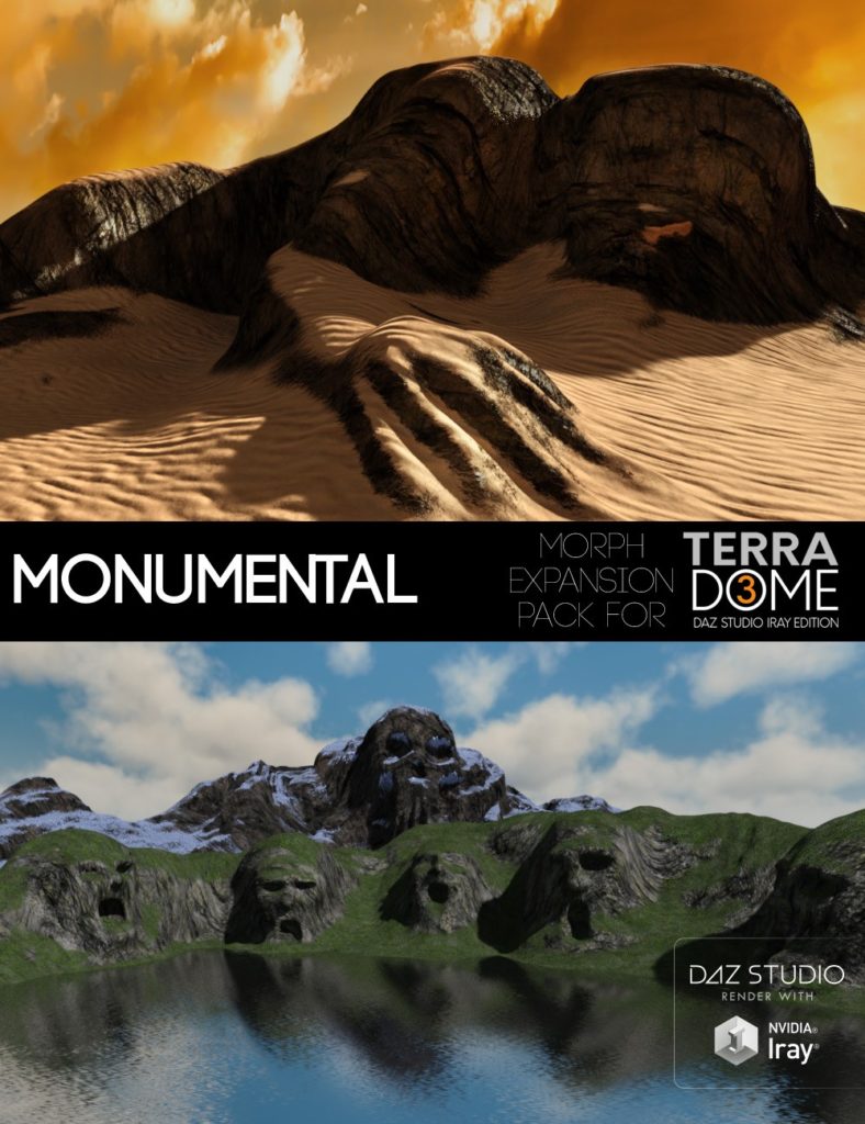Monumental for TerraDome 3_DAZ3D下载站