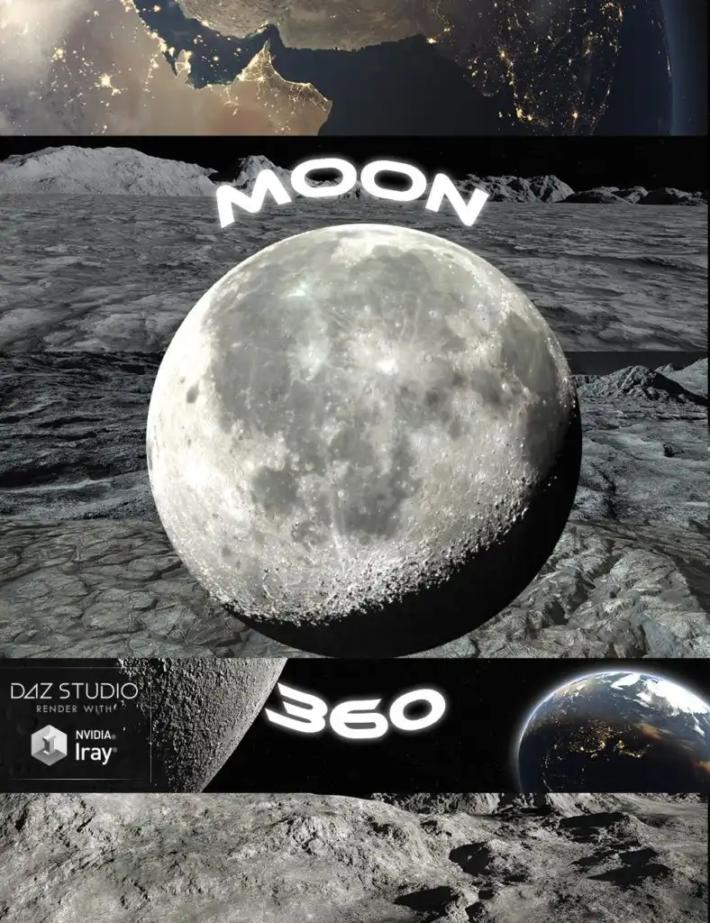 Moon 360_DAZ3D下载站