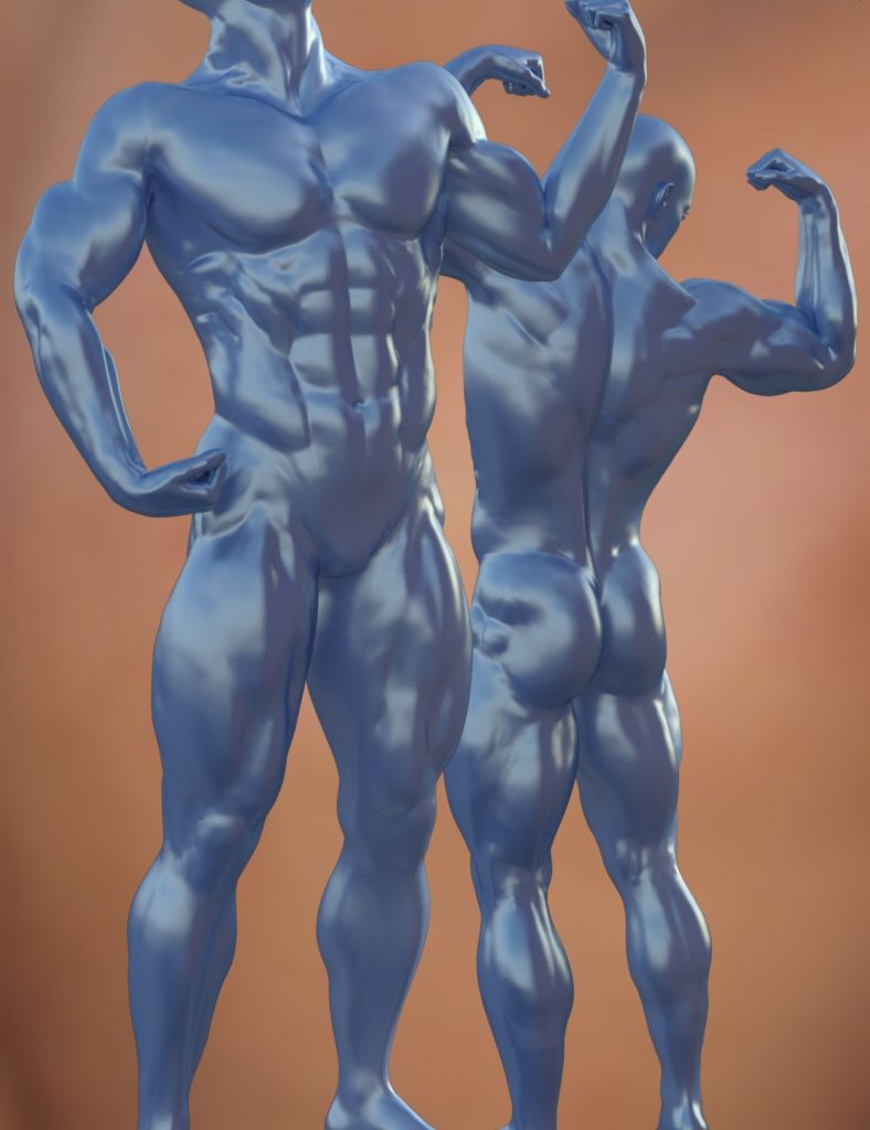 Musculature HD Morphs for Genesis 3 Male(s)_DAZ3D下载站