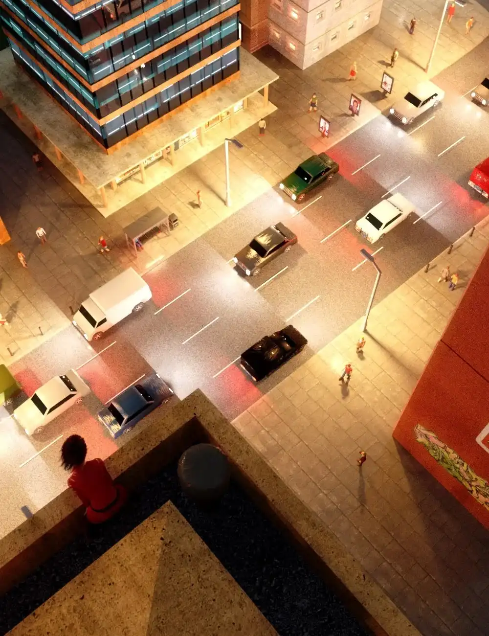 Night and Day City for Daz Studio_DAZ3DDL