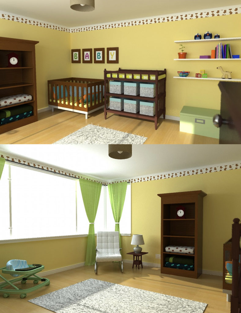 Nursery Room_DAZ3D下载站