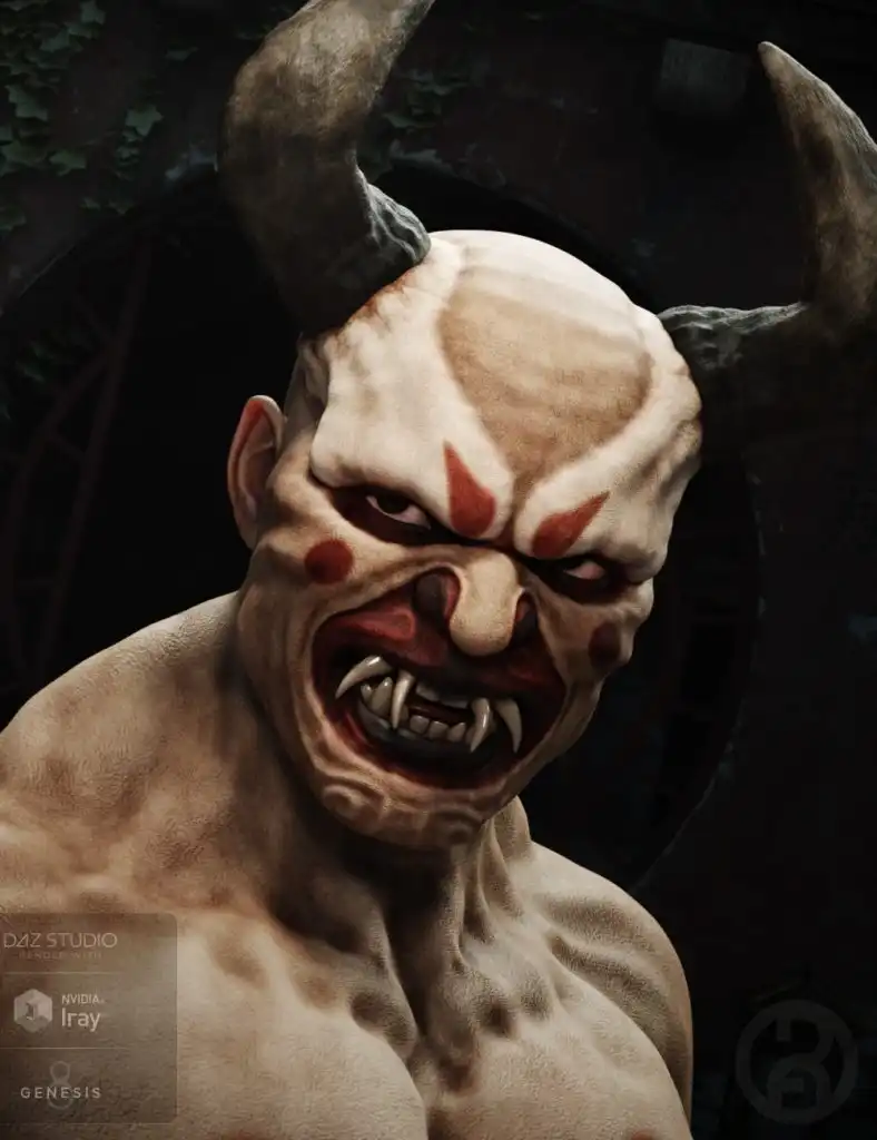 Oni Demon for Genesis 8 Male(s)_DAZ3DDL