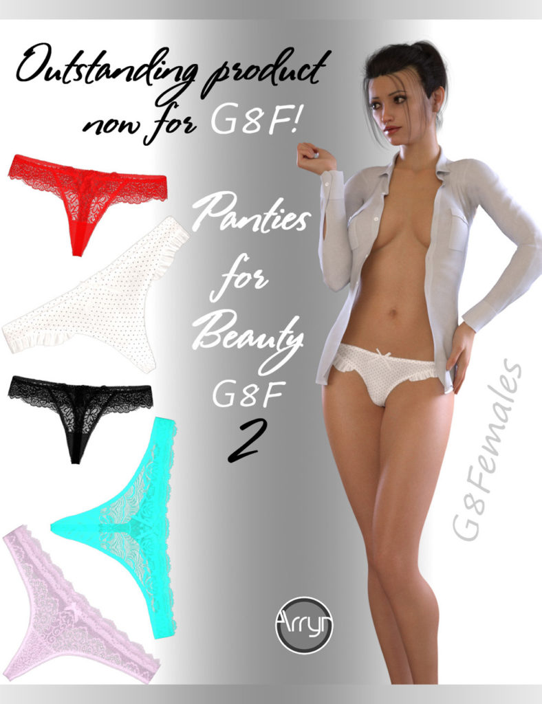 Panties for Beauty G8F 2_DAZ3DDL