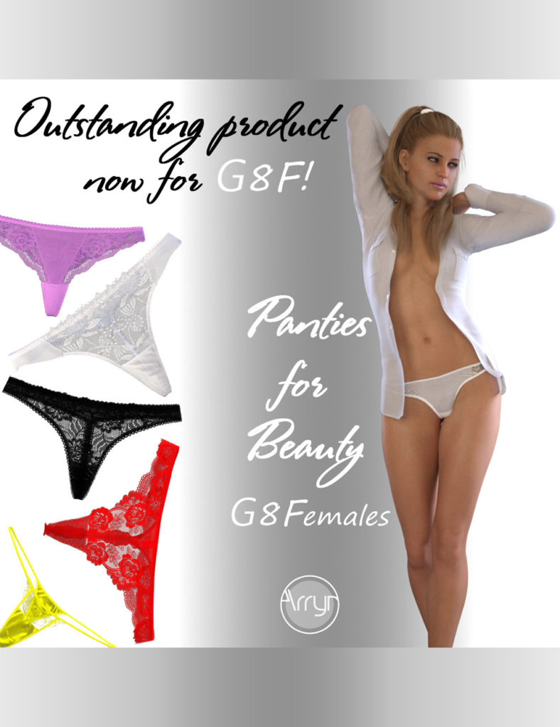Panties for Beauty G8F_DAZ3D下载站