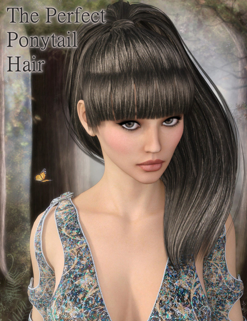 Perfect Ponytail Hair G2F and G3F With Dson_DAZ3DDL