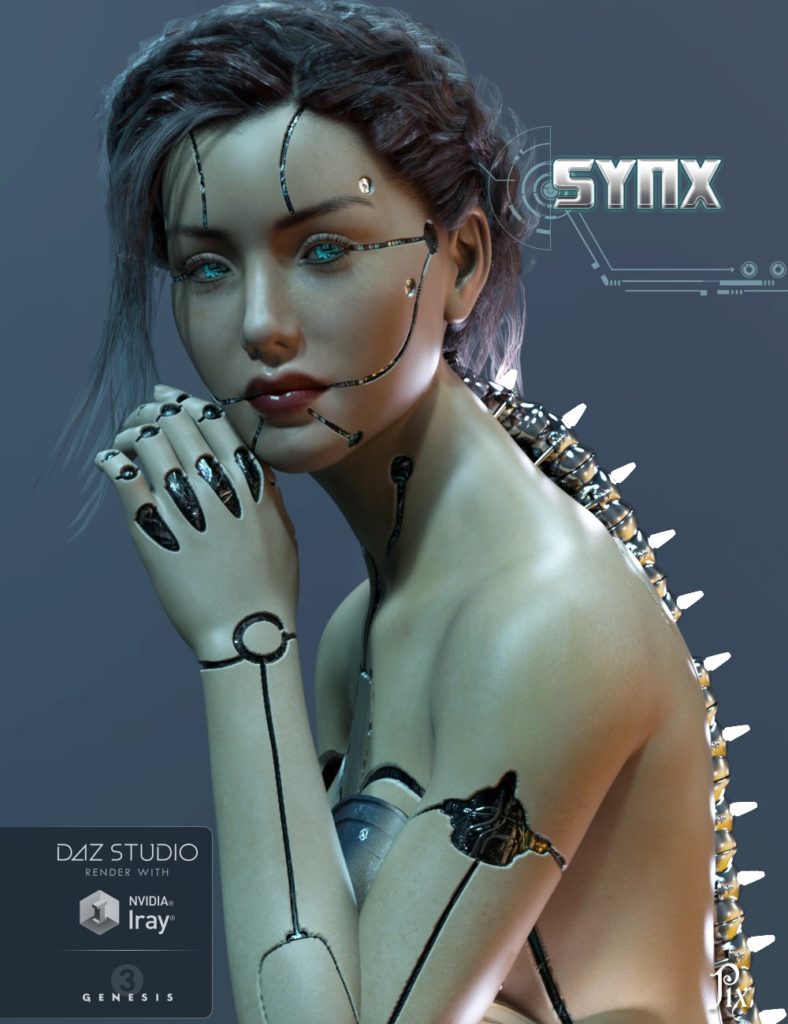 Pix – Synx for Genesis 3 Female_DAZ3D下载站
