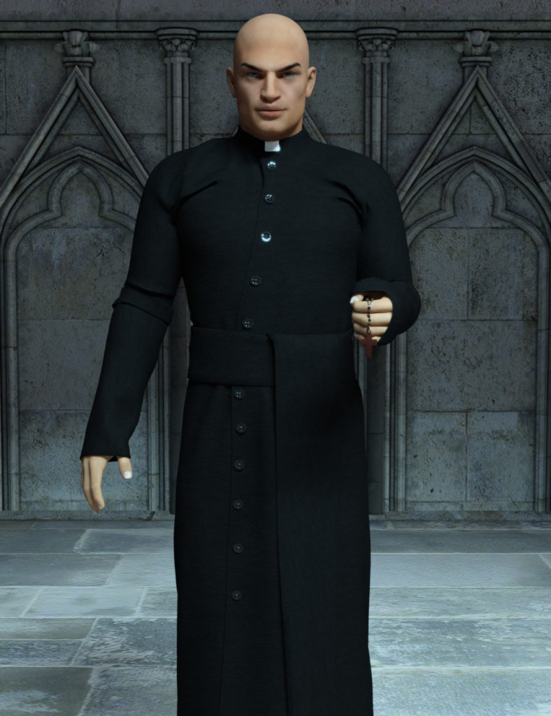 Priest Outfit for Genesis 3 Male(s)_DAZ3DDL