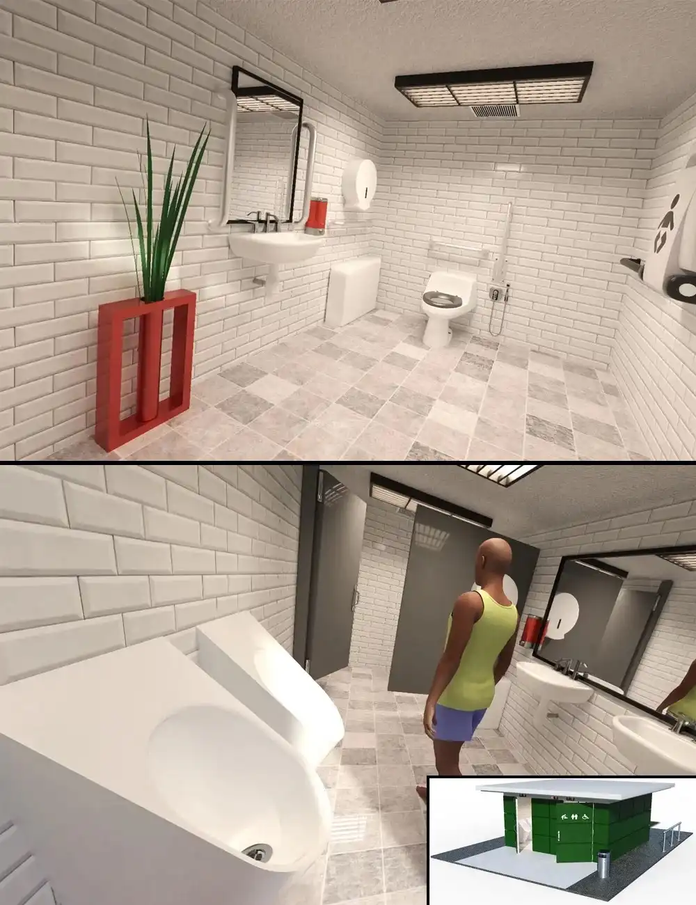 Public Toilet_DAZ3D下载站