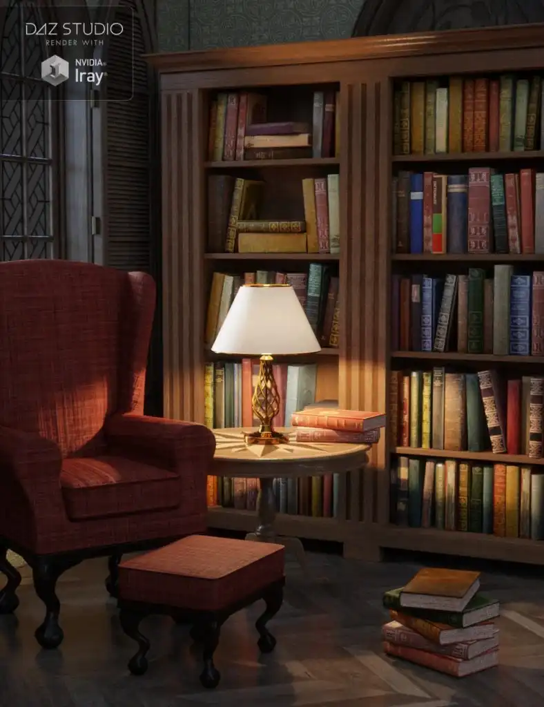 Reading Corner_DAZ3D下载站