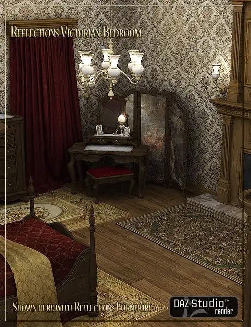 Reflections Victorian Bedroom_DAZ3DDL