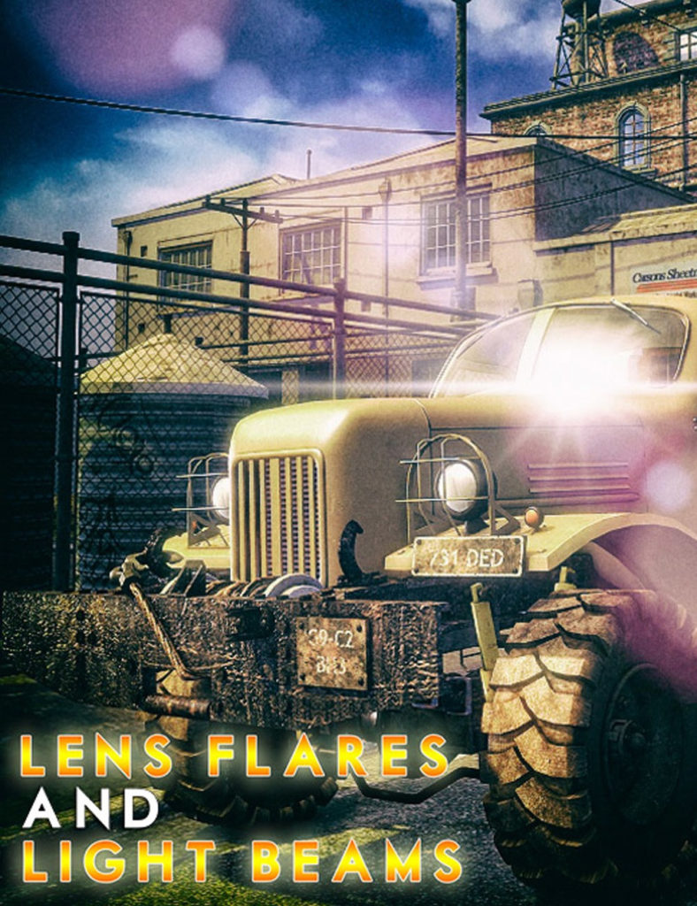 RenderStudio Modular 13 – Lens Flares And Light Beams_DAZ3D下载站
