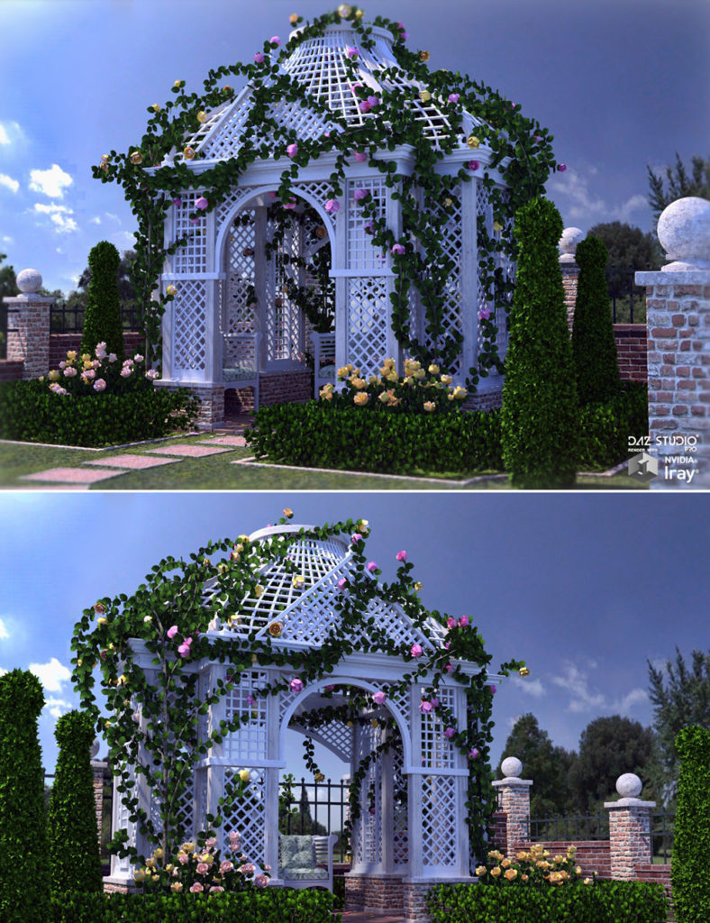 Rose Arbor for Poser and DS_DAZ3D下载站