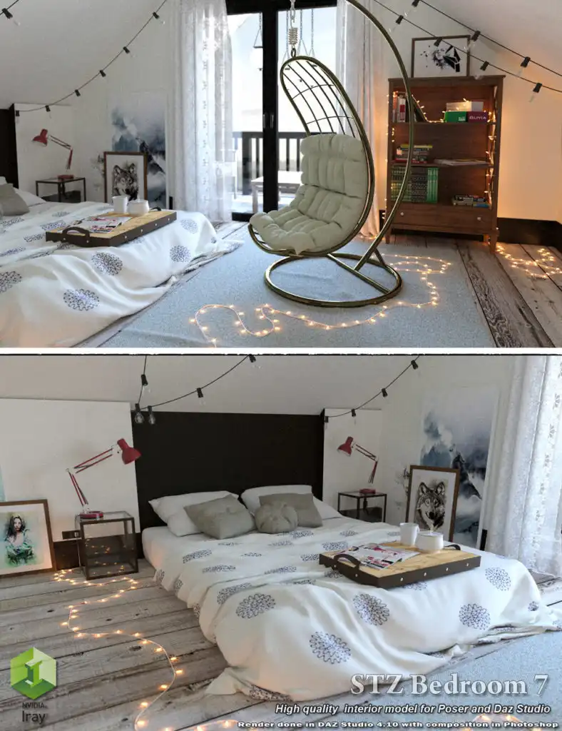STZ Bedroom 7_DAZ3D下载站