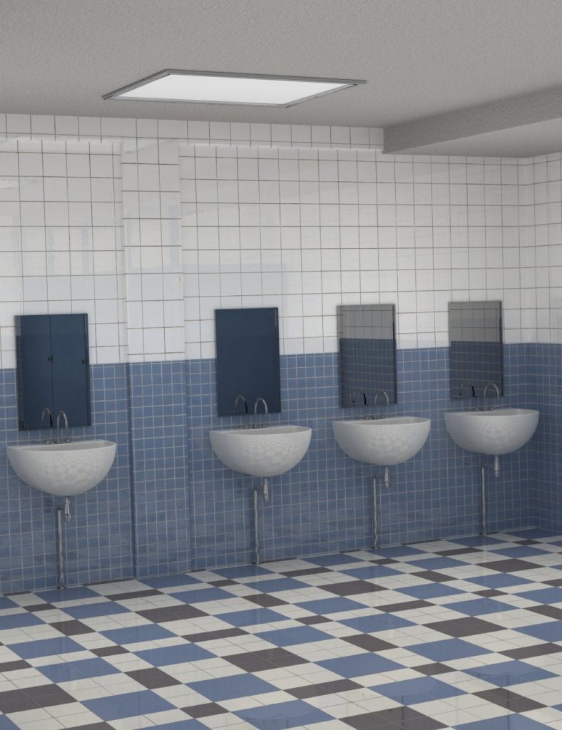 School Bathroom_DAZ3D下载站