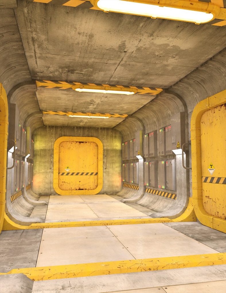 Sci-fi Containment Station Floor_DAZ3D下载站