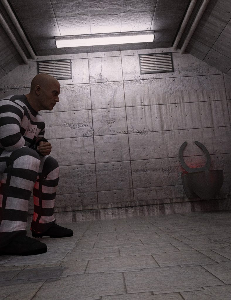 Sci-fi Prison Cell_DAZ3D下载站