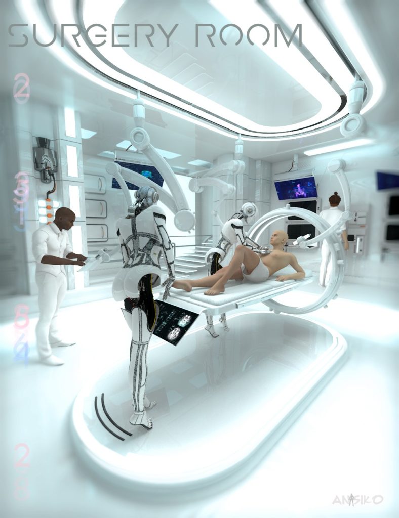 Sci-fi Surgery Room_DAZ3D下载站