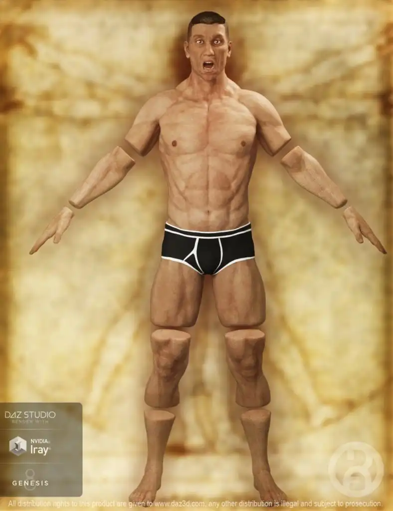 Severed Man for Genesis 8 Male(s)_DAZ3D下载站