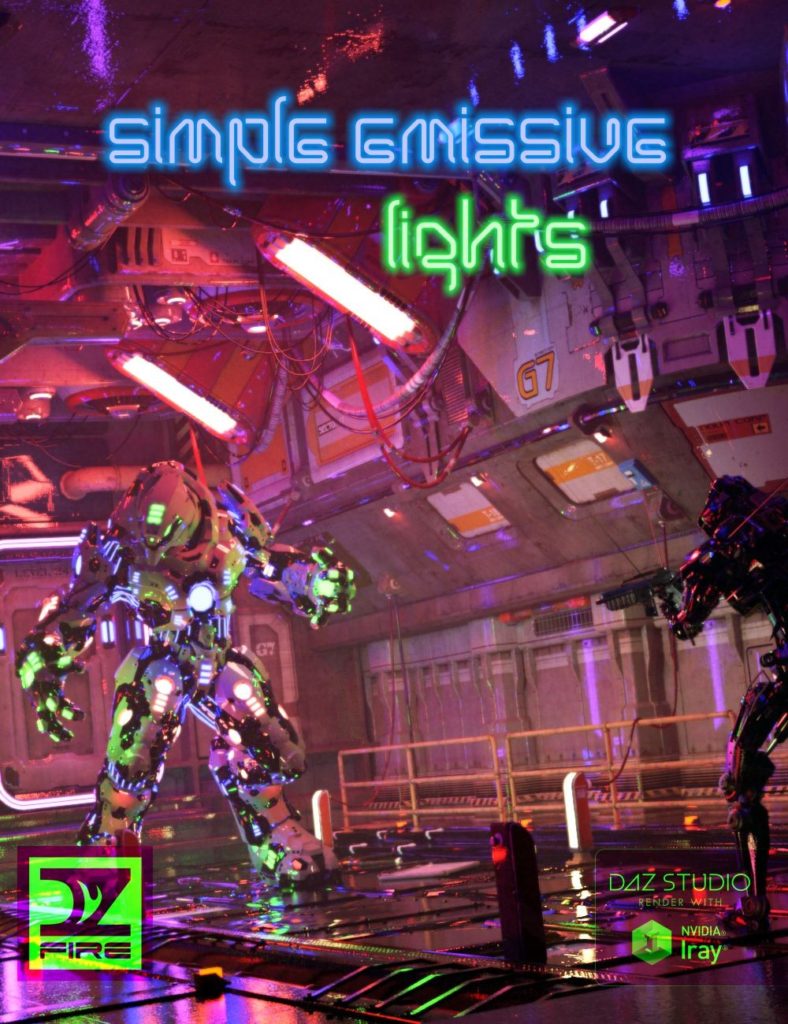 Simple Emissive Light Shaders for Iray_DAZ3DDL