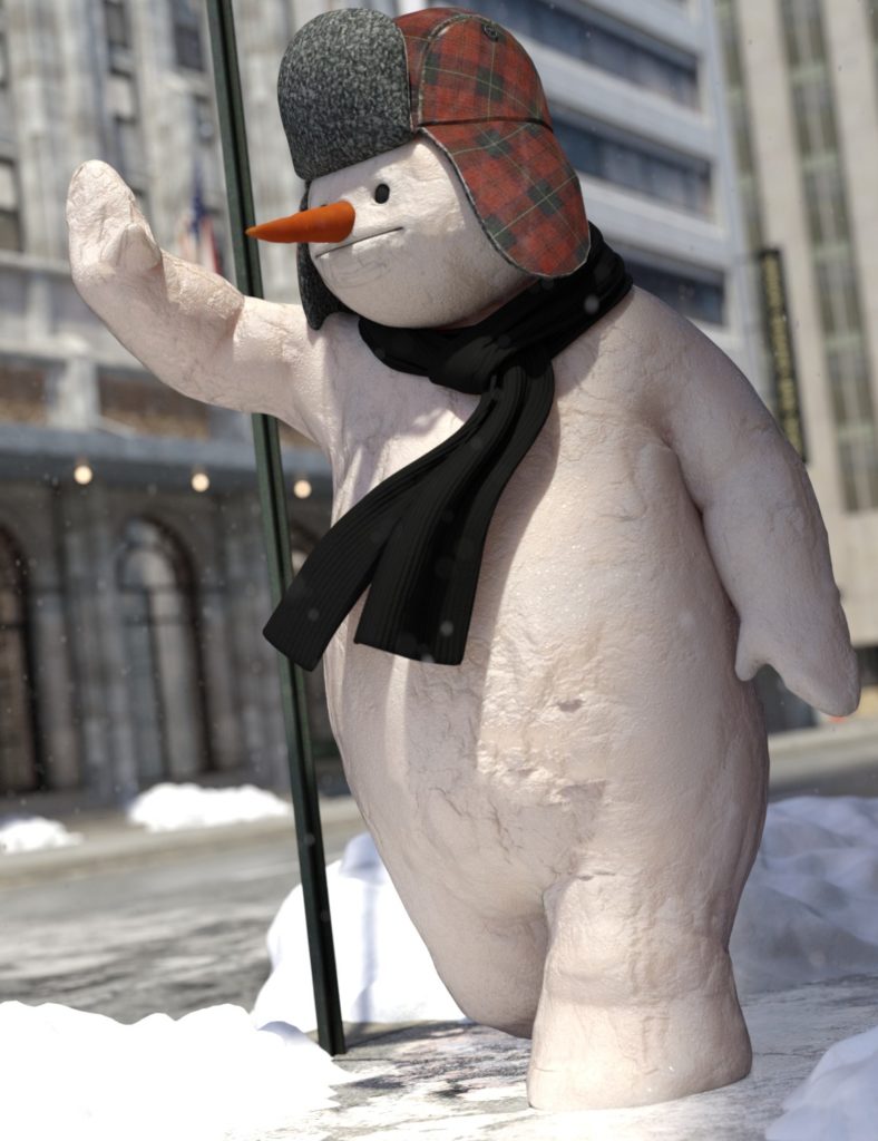 Snowman HD for Genesis 8 Male_DAZ3D下载站