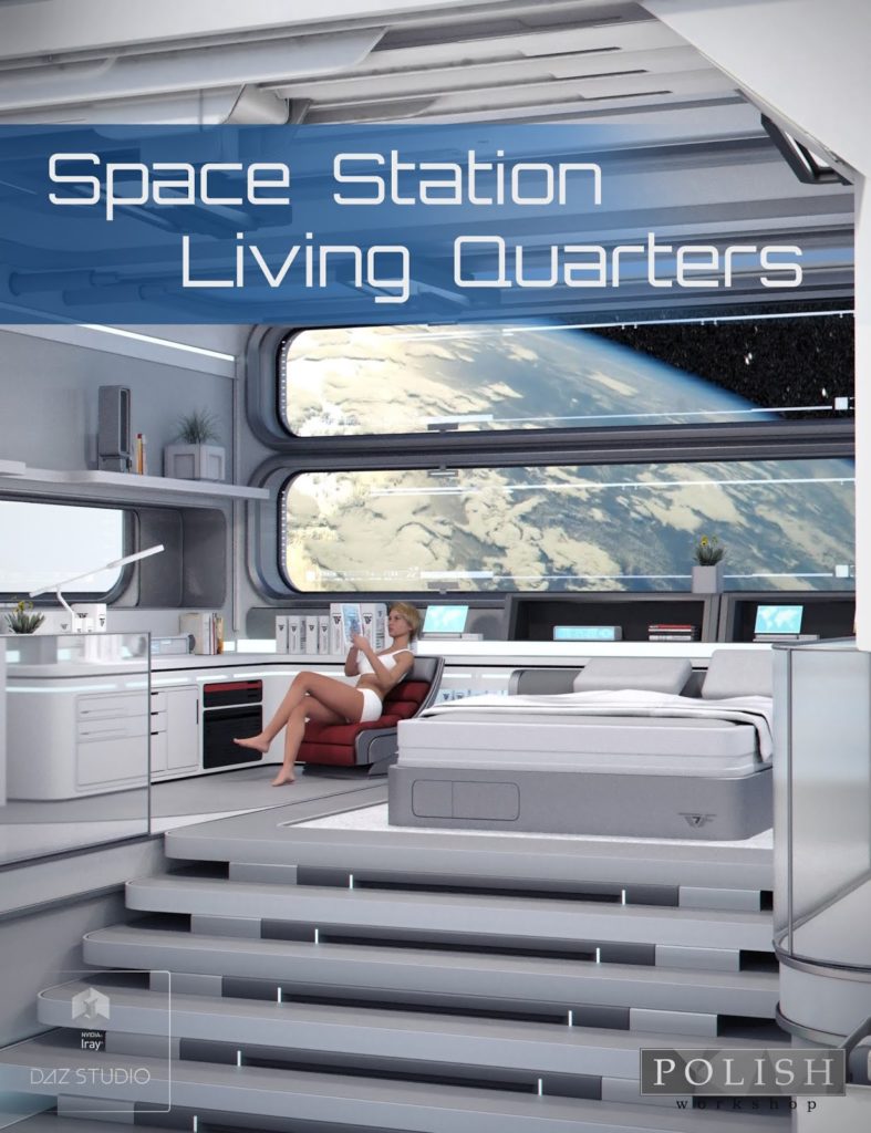 Space Station Living Quarters_DAZ3D下载站